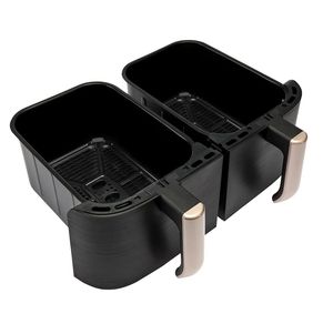 Nueva Freidora de Aire Digital Inteligente con Pantalla Táctil de 9L y 1800W, Freidora Eléctrica Visible de Acero Inoxidable, Freidora de Aire Caliente en Oferta - Product Image 6