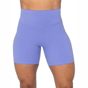 Mallas cortas deportivas elásticas altas de secado rápido superventas, sin costuras, cintura alta cintura baja corta gimnasio Fitness - Product Image 3