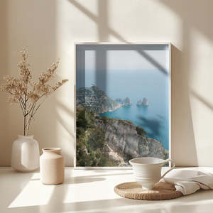 Coast of Capri Italy Digital <b>Printed</b> Canvas Support Base - Product Image 5