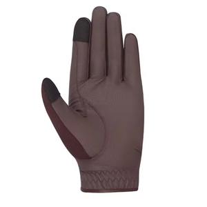 Guantes de montar a caballo de cuero Pu con logotipo personalizado de calidad Premium para hombres y mujeres Guantes de montar antideslizantes deportivos de alta calidad - Product Image 4