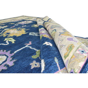 Handmade Woven Modern Luxury Oushak <b>Rug</b> 100% New Zealand Wool Large Area Floral Non-Slip Washable Hotel Teenagers' Living Room - Product Image 1