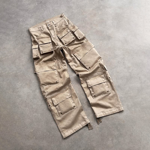 DiZNEW 2025 Diseño, Fabricante de Jeans de Moda con Diseños de Múltiples Bolsillos, Jeans de Pierna Ancha para <span class=keywords><strong>Hombre</strong></span> - Product Image 3