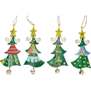 Adorno decorativo de Navidad colgante de Metal de diseño colorido para decoración festiva de árbol de vacaciones y pieza de regalo de decoración del hogar - Product Image 6