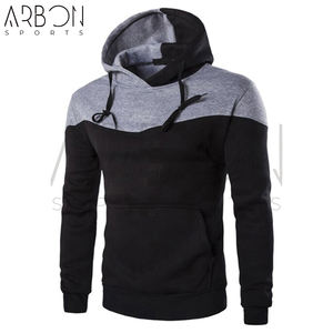 Nouveau produit simple sweats à capuche léger nouveau Design Super qualité sur mesure tenue décontracté solide pull à capuche pour hommes - Product Image 5