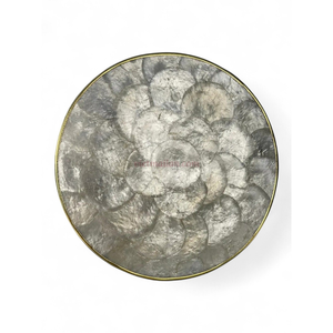 Napperons ronds modernes en capiz, production directe usine pour les acheteurs en gros et la distribution de la décoration intérieure en provenance du Vietnam - Product Image 1