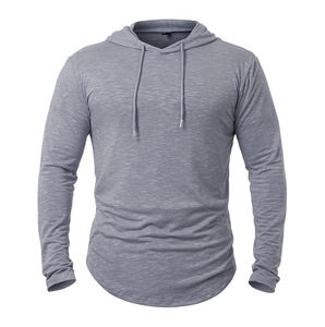 Sudaderas con capucha para hombre al mejor precio, sudaderas informales ligeras de manga larga con cordón, ropa deportiva para gimnasio de otoño e invierno - Product Image 1