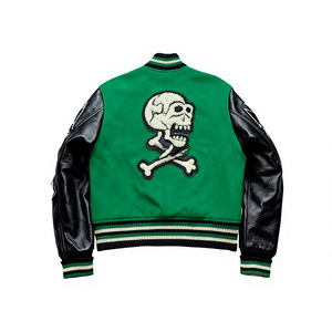 Chaqueta de Lana para Hombre al por Mayor, Estilo Anime, Cuello Alto, Diseño Frontal Hip Hop, Ropa Casual de Invierno, Superventas - Product Image 3