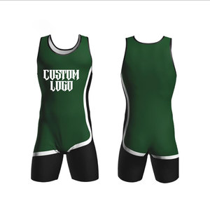 Mejor Venta de camisetas ligeras para hombres Nueva llegada Sublimación Spandex Wrestling Wear - Product Image 5