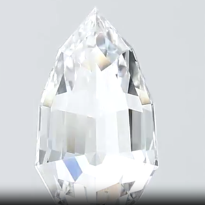 Diamant de laboratoire de forme poire taille étagée 1 carat, clarté VVS, couleur D, taille excellente, diamant en vrac pour la fabrication de bijoux, fabricant - Product Image 2