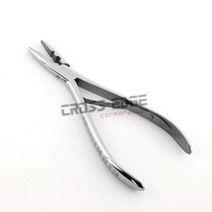 Herramientas de extensión de cabello Premium 7 pulgadas Nano y Micro anillos alicates astilla alicates de extensión de cabello ondulado alicates de acero inoxidable - Product Image 5
