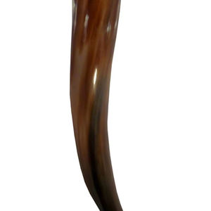 Tasse à corne à boire Viking authentique Divit | Chope à corne de bière médiévale authentique | Tasse à corne/Stein d'une capacité de 24oz. (Jarl, Poli) - Product Image 1