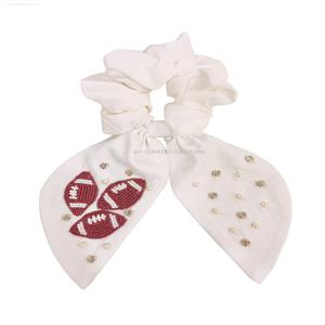 Beautiful Customized Indian Hand Embroidery Seed Beaded <b>Hair</b> Accessory <b>Scrunchies</b> Elegant Customized Beaded <b>Hair</b> Clips - Product Image 2