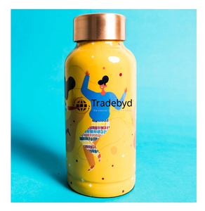 ขวดน้ำทองแดงสำหรับใส่น้ำตลอดทั้งวันใช้ซ้ำได้ผลิตภัณฑ์ไลฟ์สไตล์ที่ยั่งยืนจาก tradebyd - Product Image 1