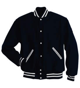Wholesale Autumn and Winter Men's Casual Varsity Jacket with Logo - Product Image 2