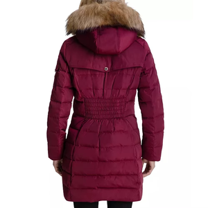 แจ็คเก็ตวาร์ซิตี้สไตล์ใหม่ ใส่สบายสำหรับฤดูหนาว คุณภาพดีเยี่ยมสำหรับผู้หญิง แบบพัฟเฟอร์บุใยสังเคราะห์ มีฮู้ด กันลม ผลิตจากขนสัตว์แท้ 100% รับสกรีนโลโก้ - Product Image 5