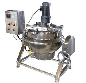 Fast Selling High Quality 200L 304 Stainless Steel Electric 13.2 Gallon Capacity Tilting Jacketed Kettle with Scraper Agitator - Product Image 1