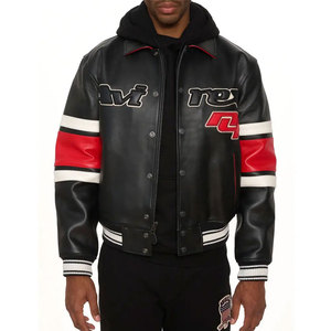 Avirex hommes Bomber veste en cuir édition limitée Vintage veste en cuir de vachette véritable American Avirex veste en cuir véritable - Product Image 3