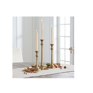 Support de bougie en laiton suspendu en fer, support de bougie de bougie de bougie de thé en fil métallique, porte-bougie décoratif de maison et de mariage - Product Image 4