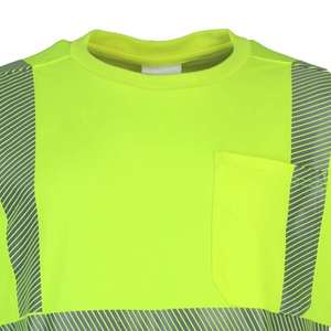 Chemise à manches longues haute visibilité, t-shirts réfléchissants, couleur noire, imprimés avec logo, chemise de sécurité - Product Image 2