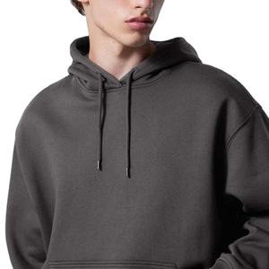 Hombres Jogging Hoodie Venta al por mayor de gran tamaño de peso pesado de alta calidad 450 GSM Invierno Loose Fit Casual Pullover Hoodie Ropa de hombre - Product Image 2