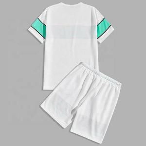 Chándal de moda de verano de alta calidad al por mayor OEM camisa ligera de hombre y conjunto corto de chándal conjunto - Product Image 5