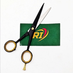 Tijeras de Peluquería Profesionales para Cortar y Entresacar Cabello, Hoja de Acero Inoxidable 4Cr13, Mangos de Goma para Salones de Belleza - Product Image 4