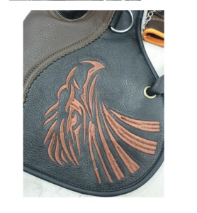Guantes de águila de cetrería Camuflaje Duradero Cuero natural Multicapa La mejor protección Mano izquierda Falcon ODM OEM Flecha disponible - Product Image 4