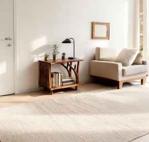 Table d'appoint en chêne rustique - Product Image 5