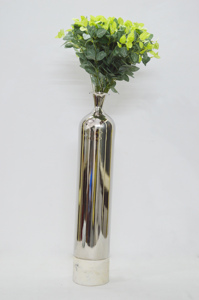 Decoración de Mesa Moderna y Lujosa de Primera Calidad, Mini Decoración de Aluminio Niquelado para el Hogar y Bodas - Product Image 6