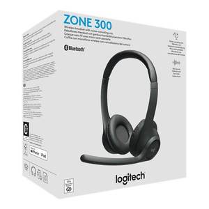Audífonos Logitech ZONE 300 con Bluetooth y Micrófono, Color Negro Medianoche, Modelo 981 001407 0930230, Supraaurales y Circumaurales - Product Image 2