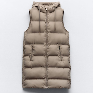 Gilet bouffant pour temps froid haute qualité respirant personnalisé à capuche à la mode Premium matelassé gilet bouffant pour hommes - Product Image 6