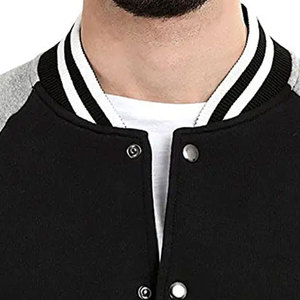 เสื้อแจ็คเก็ตผู้ชายคุณภาพสูง สีพื้น คอตั้ง ลายตัวอักษร สไตล์สตรีทแวร์ บริการ OEM แห้งเร็ว ระบายอากาศได้ดี อุ่นสบายสำหรับฤดูหนาว - Product Image 6