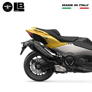 Kit Adesivi 3D Neri Compatibili con Yamaha Tmax 560 2022-2023, Protezione in Gomma per Borse e Ruote - Product Image 5