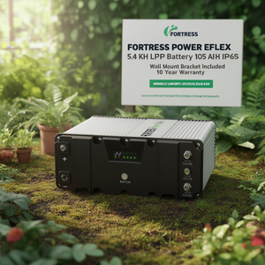 Batería Fortress Power EFlex de 5.4 kWh LFP, 105 AH, IP65, Soporte de Pared Incluido, Garantía de 10 Años - Product Image 3