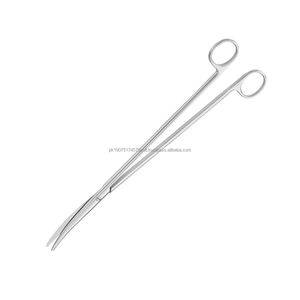 กรรไกรผ่าตัดเนลสันเมทเซนบัมแบบโค้ง ได้รับการรับรองมาตรฐาน CE ISO ผลิตจากสแตนเลส ใช้ซ้ำได้ ทนทาน อุปกรณ์ผ่าตัด รับผลิตแบบ OEM และติดฉลากสินค้าภายใต้แบรนด์ของลูกค้า - Product Image 1
