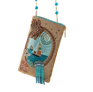 Handmade Seed <b>Beads</b> Embroidered Phone Bag With Custom Design Option Boho Style Beaded Embroidery Phone Purse For Women Crossbody - Product Image 1