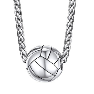 Collar de Moda Personalizado de Acero Inoxidable 316L, Joyería Fina, Collar de Béisbol para Niños - Product Image 3