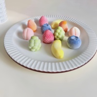 Crème glacée 3D en forme de fruits, mini, très populaire, saveurs mangue, myrtille, raisin, pêche, citron