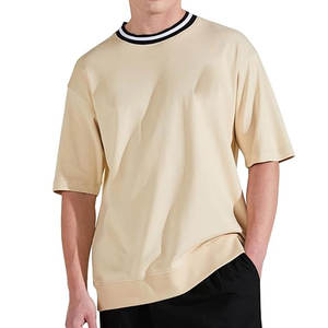 Camiseta de gran tamaño para hombre, 100% algodón, ropa informal de microfibra al por mayor con impresión digital, suministro de fábrica - Product Image 1