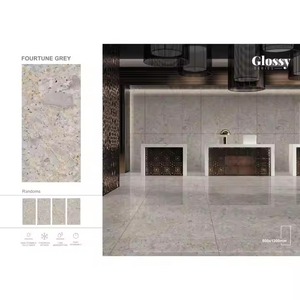 Calacatta มันวาวหรูหรากระเบื้องพอร์ซเลนสีขาว60x120ซม. Porcelanato ขัดเงาการออกแบบที่ทันสมัยทนต่อการสึกหรอพื้นห้องน้ำ - Product Image 5