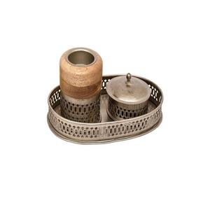 Fantastic Design Wood <b>Bakhoor</b> Burner With Acrylic Box And Wooden Tray Set Of 3 <b>Oud</b> Burner For Office Hotel Decor - Product Image 4