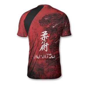 Rashguard de manga corta OEM/ODM para hombres y mujeres, estampado por sublimación, material ecológico, antirozaduras para correr y usar en el gimnasio - Product Image 3