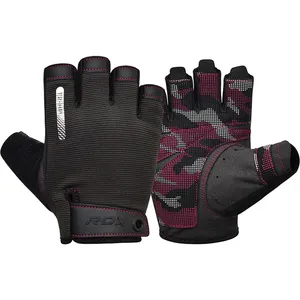 Guantes de fitness rosa de medio dedo personalizables de alta calidad para entrenamiento levantamiento de pesas y levantamiento de pesas al por mayor - Product Image 1