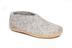 Gray Felt Winter Light Weight <b>Slippers</b> for Men Women Sustainable Comfortable Indoor Footwear Handmade Nepal Anti-Slippery Soft - Product Image 6