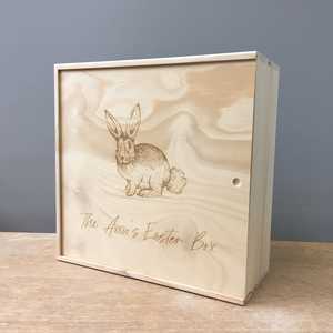 Bunny Themed Decorative Storage <b>Box</b> for <b>Keepsakes</b> - Product Image 2