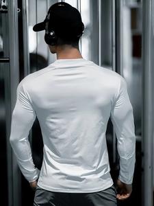 Sports Running Jacket Compression Athletic Zip Up Top <b>Men</b> Training Jacket For Running Exercise <b>Trainer</b> Jackets <b>Men's</b> - Product Image 2