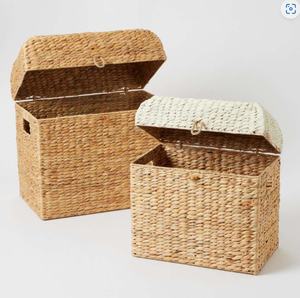 Most Popular <b>Water</b> <b>Hyacinth</b> Trunks & Storage <b>Baskets</b> Handmade by ViGi Farm Vietnam Export Quality - Product Image 6