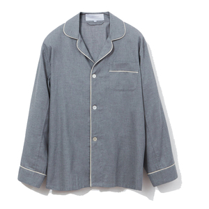 Conjunto de pijamas con cuello vuelto, pijama de alta calidad para hombre, conjunto de cárdigan de manga larga de otoño, 100% algodón, elegante, 2025 personalizado para hombre - Product Image 2