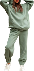 Survêtement pour femmes, design tendance 2026, logo personnalisé, ample, décontracté, survêtement de sport, survêtement d'hiver pour femmes - Product Image 2