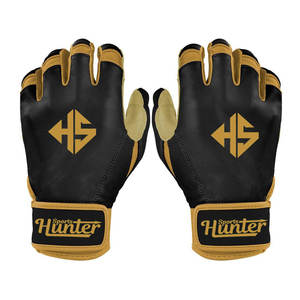 Gants de frappe de baseball de la meilleure qualité, couleur, taille et logo personnalisés, tailles adultes et jeunes, meilleurs gants de frappe en cuir d'origine - Product Image 1